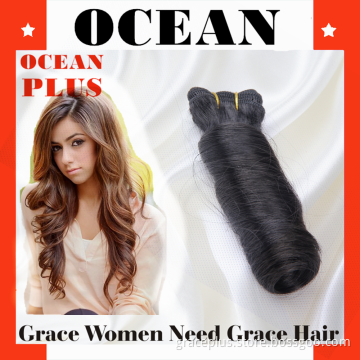 5pcs can make a full head popular fashion tangle free spring curl with silk base closure hair wholesale synthetic weave